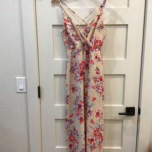 🌸 Miami Floral Maxi Romper Dress | Size S 🌸Chic